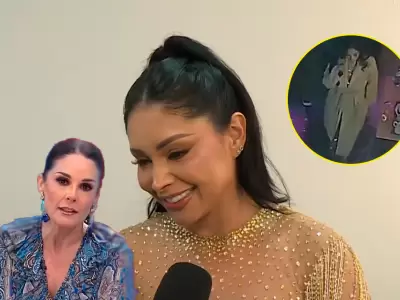 Pamela Franco aclara ausencia en entrevista con Rebeca Escribens.