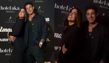 Hugo Garca e Isabella Ladera cariosos