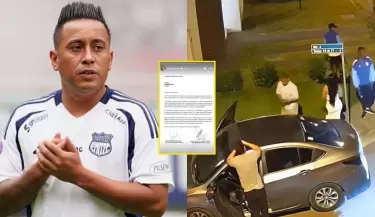 Chrisitan Cueva emite comunicado y se desliga de fiesta de jugadores de Emelec.