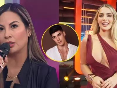 Macarena Gastaldo reacciona a las declaraciones de Pamela Lpez sobre su beso con Piero Arenas.