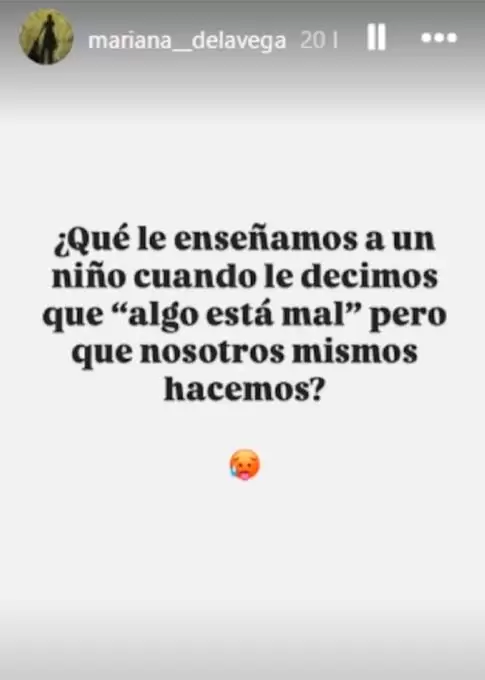 Mensaje de Mariana de la Vega