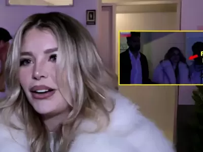 Flavia Laos se habra pasado de copas en la fiesta de Zully.