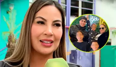 Pamela Lpez espera que Paul Michael le pida ser su novia delante de sus hijos
