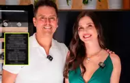Chef niega haber tenido una relacin con Maju Mantilla tras el fin de su matrimonio: "Mi vnculo es de amistad pura"