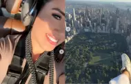 Darinka pasea por en helicptero por New York y Magaly se pregunta: "Y no tiene plata para la hija?"