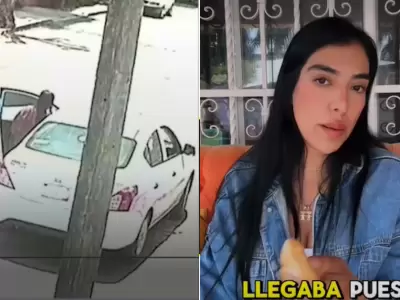 Joven le pide a taxista que la deje manejar porque era tarde