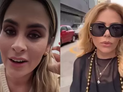 Ethel Pozo sorprende al reaparecer fuera de Per tras polmica de su madre, Gisela Valcrcel, con Amrica Televisin.