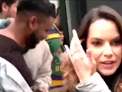 Giselo y Valeria Piazza salen entre jalones tras regreso de "Amrica Hoy".