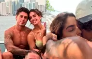 Detalles de pareja? Isabella Ladera y Hugo Garca lucen collares iguales y ella cuenta que fue un regalo