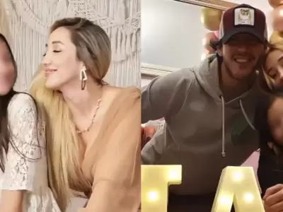 Romina Gachoy celebra el cumpleaos de la hija de Angie Jibaja