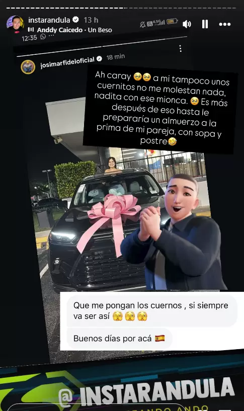 Instarndula comparte historia de Josimar
