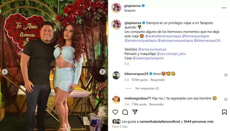 Gnesis Tapia y Kike Mrquez