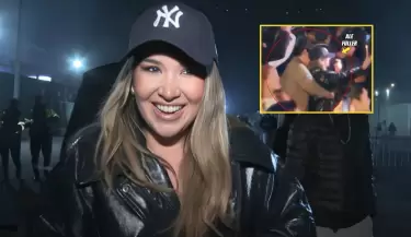 Ale Fuller fue vista cariosa con un misterioso joven durante el concierto generando rumores sobre un posible nuevo romance.