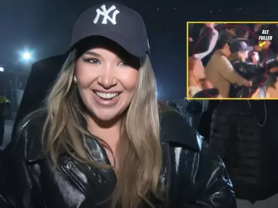 Ale Fuller fue vista cariosa con un misterioso joven durante el concierto generando rumores sobre un posible nuevo romance.