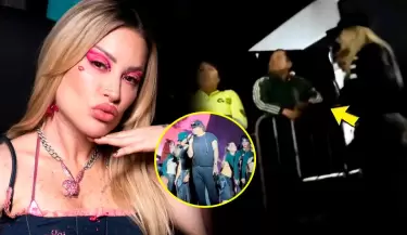 Leslie Shaw no pudo ingresar a una zona exclusiva de artistas en concierto de Bele