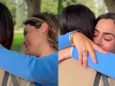 Ethel Pozo se conmueve al acompaar a su hija a la universidad en Espaa.