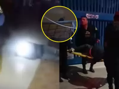 Delincuente cae del techo de un centro comercial tras ser sorprendido robando