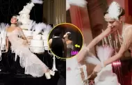 Qu tal celebracin! Luana Barrn fue captada pasada de copas tras su fiesta en el Gran Hotel Bolvar