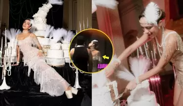 Luana Barrn celebr su cumpleaos el fin de semana y fue captada pasada de copas.