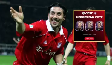 Claudio Pizarro, fue nominado como carta hroe del Bayern Mnich en EA Sports FC26,