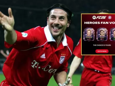 Claudio Pizarro, fue nominado como carta hroe del Bayern Mnich en EA Sports FC26,
