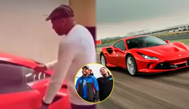 Esto habra pagado Jefferson Farfn por el Ferrari que regal a Roberto Guizasola.