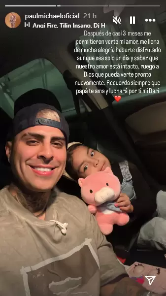 Paul Michael y su hija