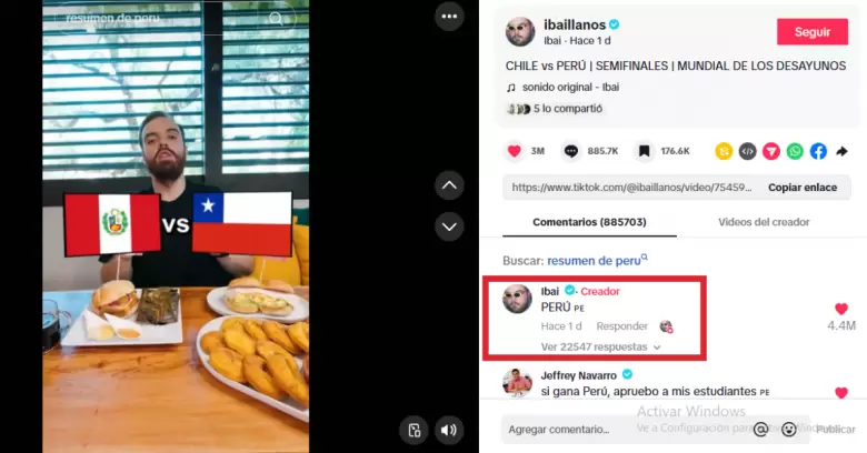 Vota por el pan con chicharrn en TikTok