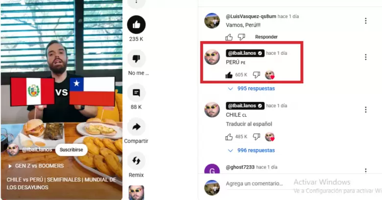 Vota por el pan con chicharrn en YouTube