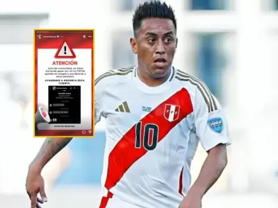 Christian Cueva denuncia suplantacin de identidad en redes sociales.