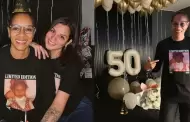 Leyla Chihun recibi emotiva sorpresa de su pareja Abril Crdenas por su cumpleaos: "Mi cmplice"