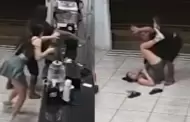 Impactante! Sujeto intenta asaltar a una mujer pero ella lo termina sometiendo con una llave de jiujitsu