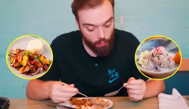 Ibai queda sorprendido al probar la comida peruana