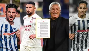 Comisin Disciplinaria impuso drstica sancin contra Nstor Gorosito, Rodrigo Urea, Renzo Garcs y Carlos Zambrano.