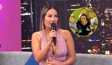 Pamela Lpez elogia la actitud de Cueva tras reencontrarse con sus hijos