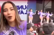 Xiomy Kanashiro sorprende al animar fiesta de cachimbos: "Matrimonio, divorcio, para todo estamos"