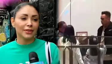 Pamela Franco sobre la salida de Christian Cueva con sus hijos.