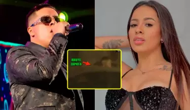 Chechito es captado BESNDOSE con Angye Zapata, ex de Josimar.