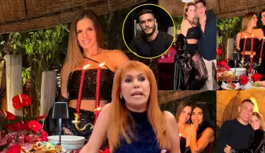 Mario Irivarren brill por su ausencia en el cumpleaos de Alejandra Baigorria.
