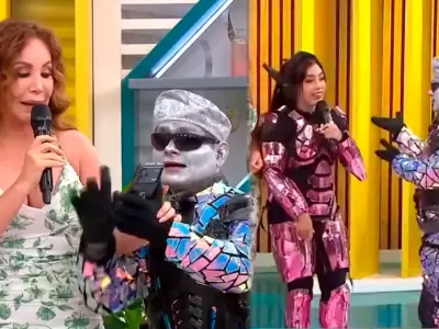 Robotn y Robotina se enfrentan en vivo y destapan sus diferencias.