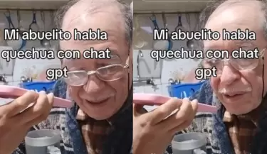 Abuelito habla en quechua con ChatGPT