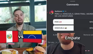 Ibai anuncia empate entre Per y Venezuela