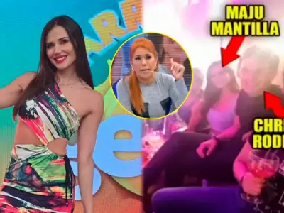 Magaly Medina revela imgenes de Maju Mantilla con Christian Rodrguez.
