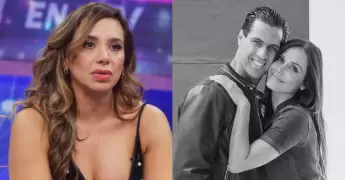 Stephany Ore celebra la llegada de su beb junto a Chino Sabogal.
