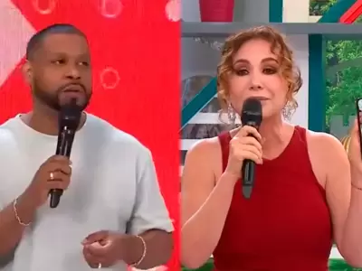 Edson Dvila y Janet Barboza protagonizan tensa discusin por rumor de matrimonio.
