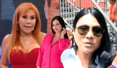 Magaly Medina cuestiona a Tula Rodrguez por dar su apoyo a Maju Mantilla.