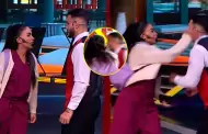 Qu pas? Onelia Molina dio tremenda cachetada a Mario Irivarren en vivo: "No me toques"