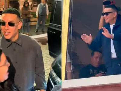 Daddy Yankee causa furor al pasear por Miraflores y almorzar en el Barrio Chino.