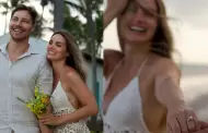 'Cachaza' se compromete con Andr Bankoff tras pedida de mano frente al mar: "Contigo para siempre"