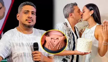Ricardo Mendoza habra anunciado que ser padre en su show de 'HH' en Pars
